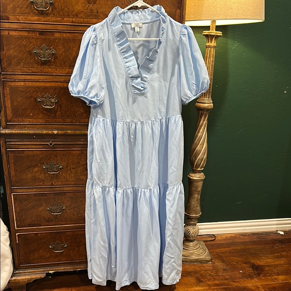 Light Blue Crown and Ivy Women's Dress